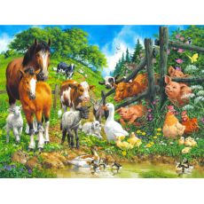 Farm Scene 48 Piece Board Puzzle 